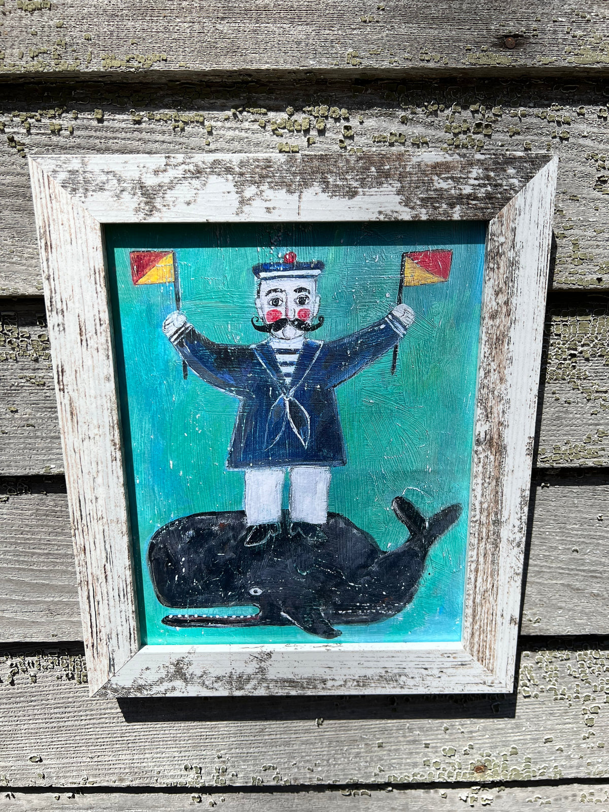 Marceau the Sailor with Signal Flags & Whale