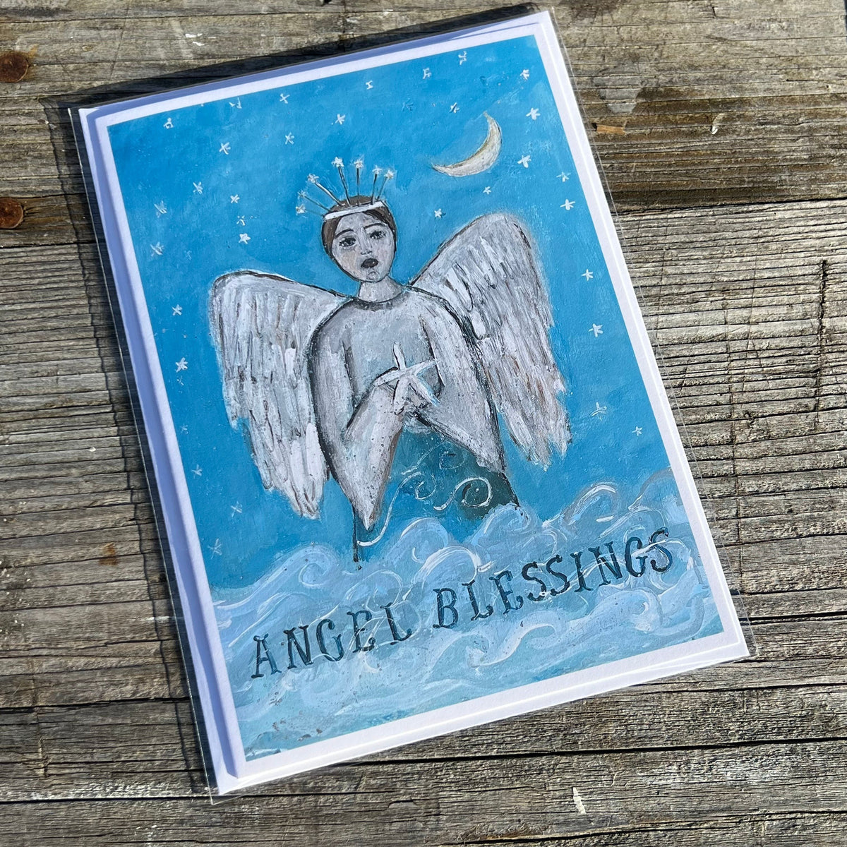Holiday Greeting Card - “Angel Blessings”