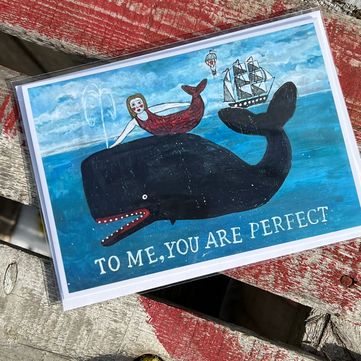 Luv Always Greeting Card - “To Me, You are Perfect”