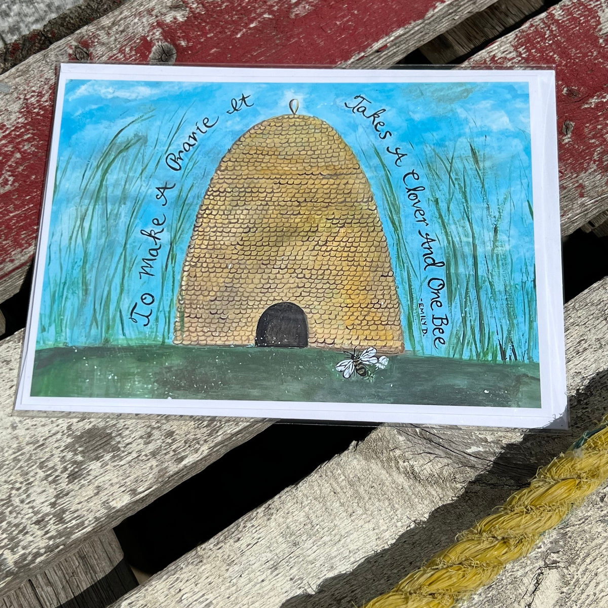 “We are the Flower” Greeting Card - “Beehive”