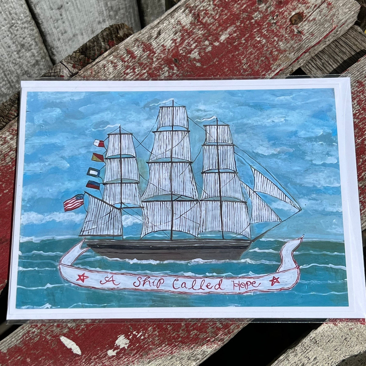Remember, Everything Will Be Okay Greeting Card - “a Ship Called Hope”