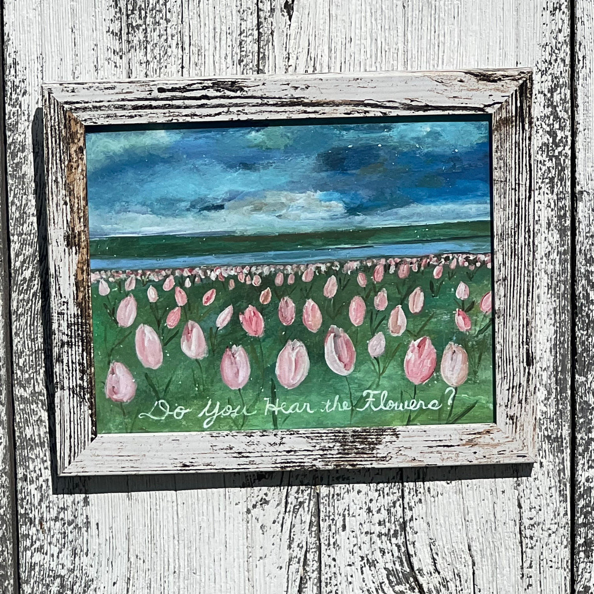 Framed Giclee of "Do You Hear the Flowers?"