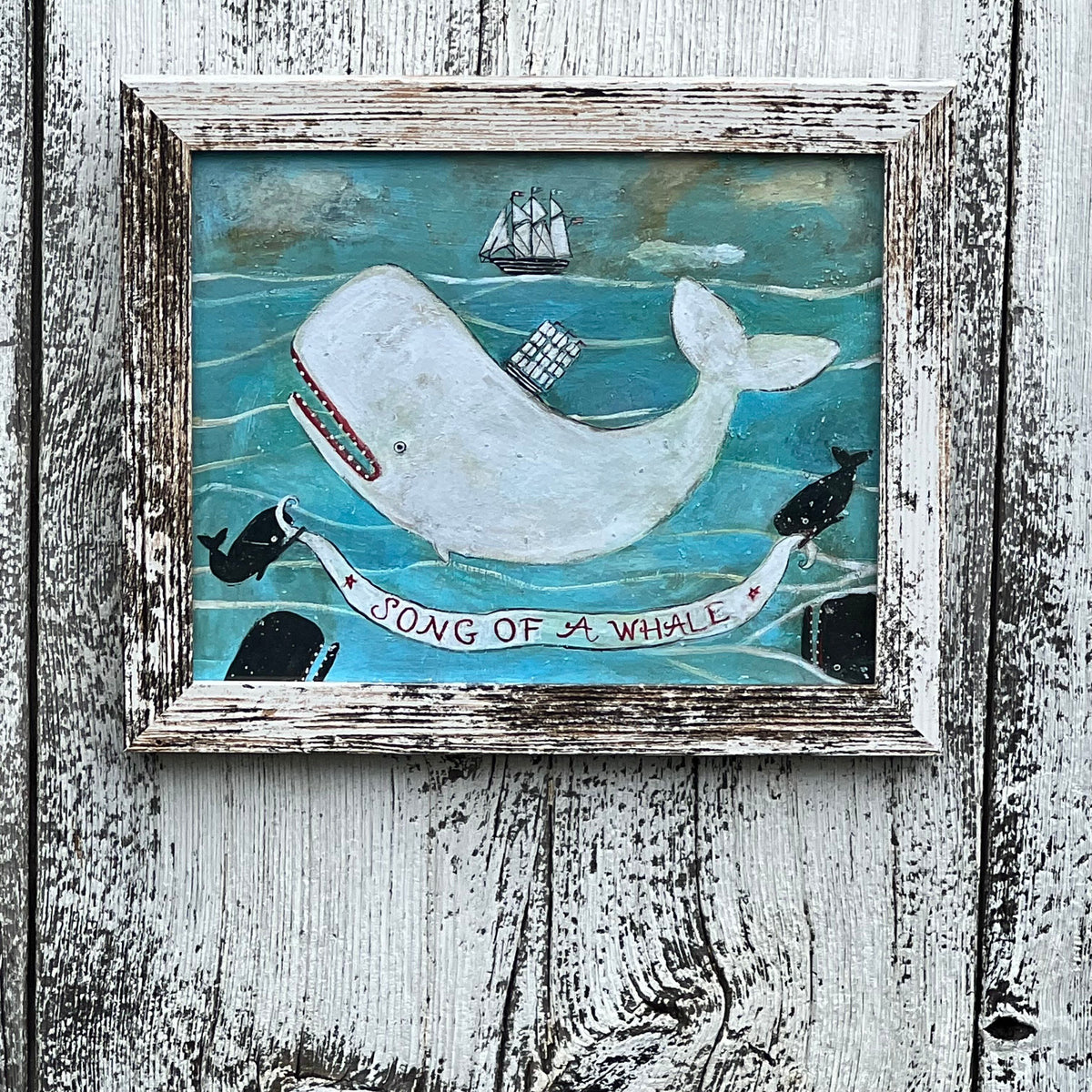 Framed Giclee of Song of a Whale