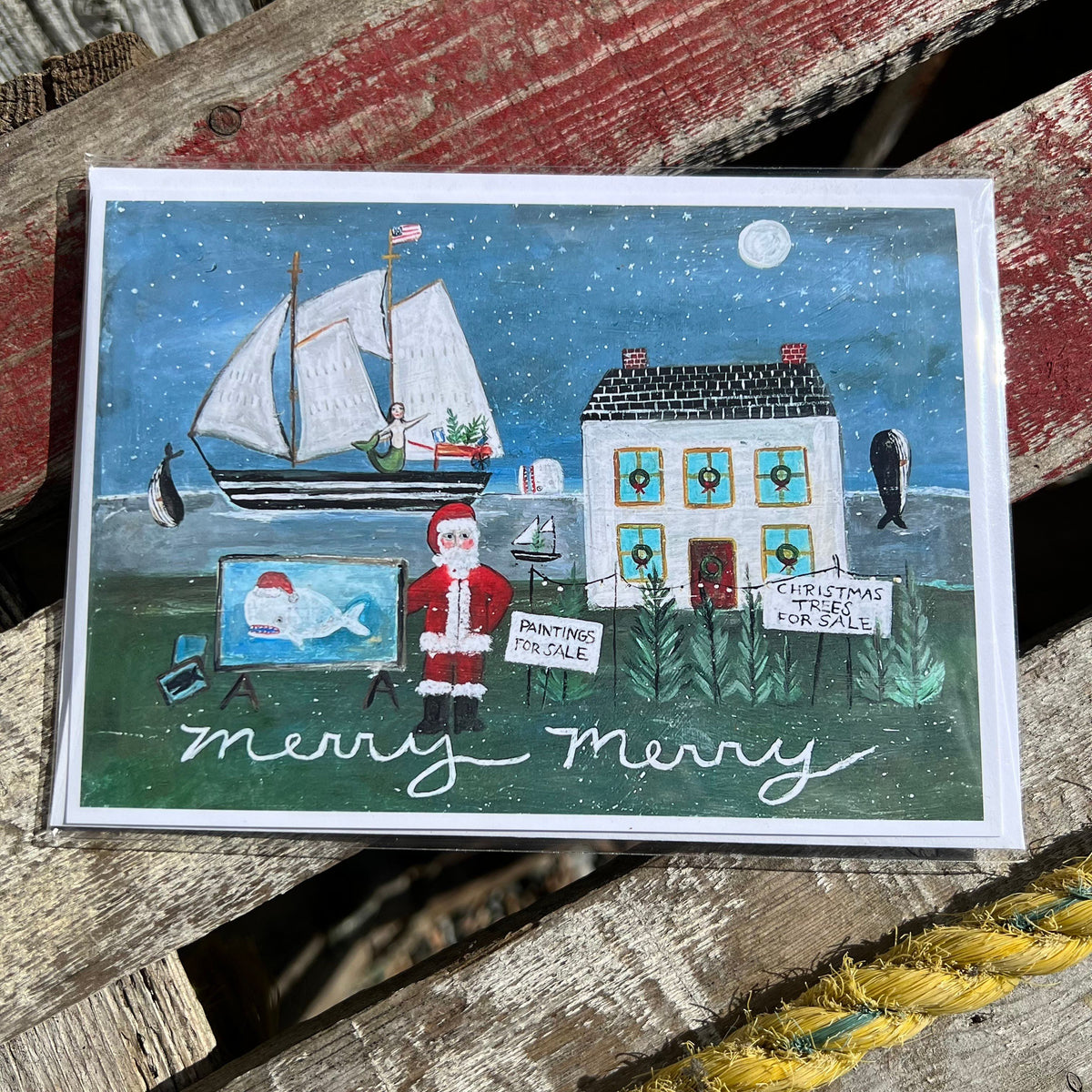 Holiday Greeting Card - “Merry Merry”