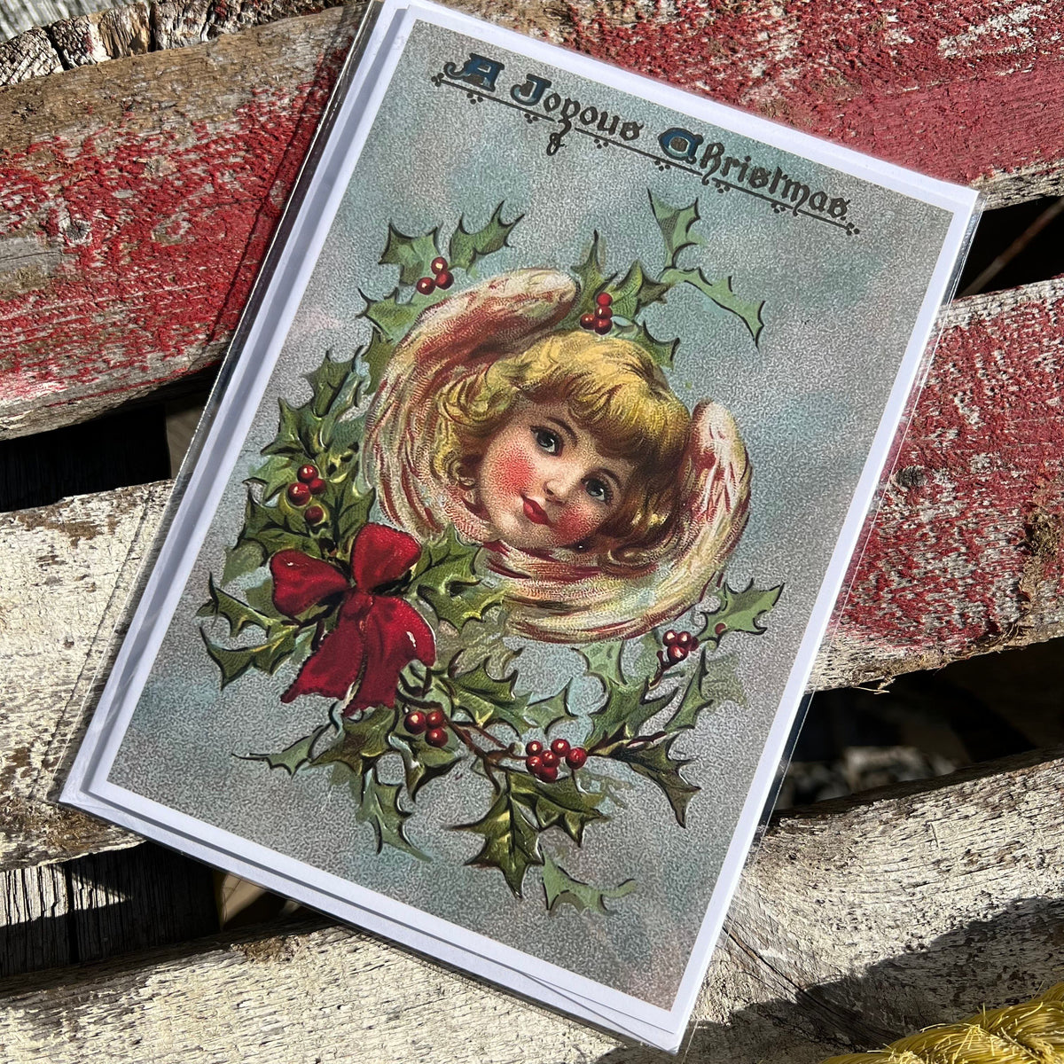Holiday Greeting Card - “A Joyous Christmas” - Victoriana Collection