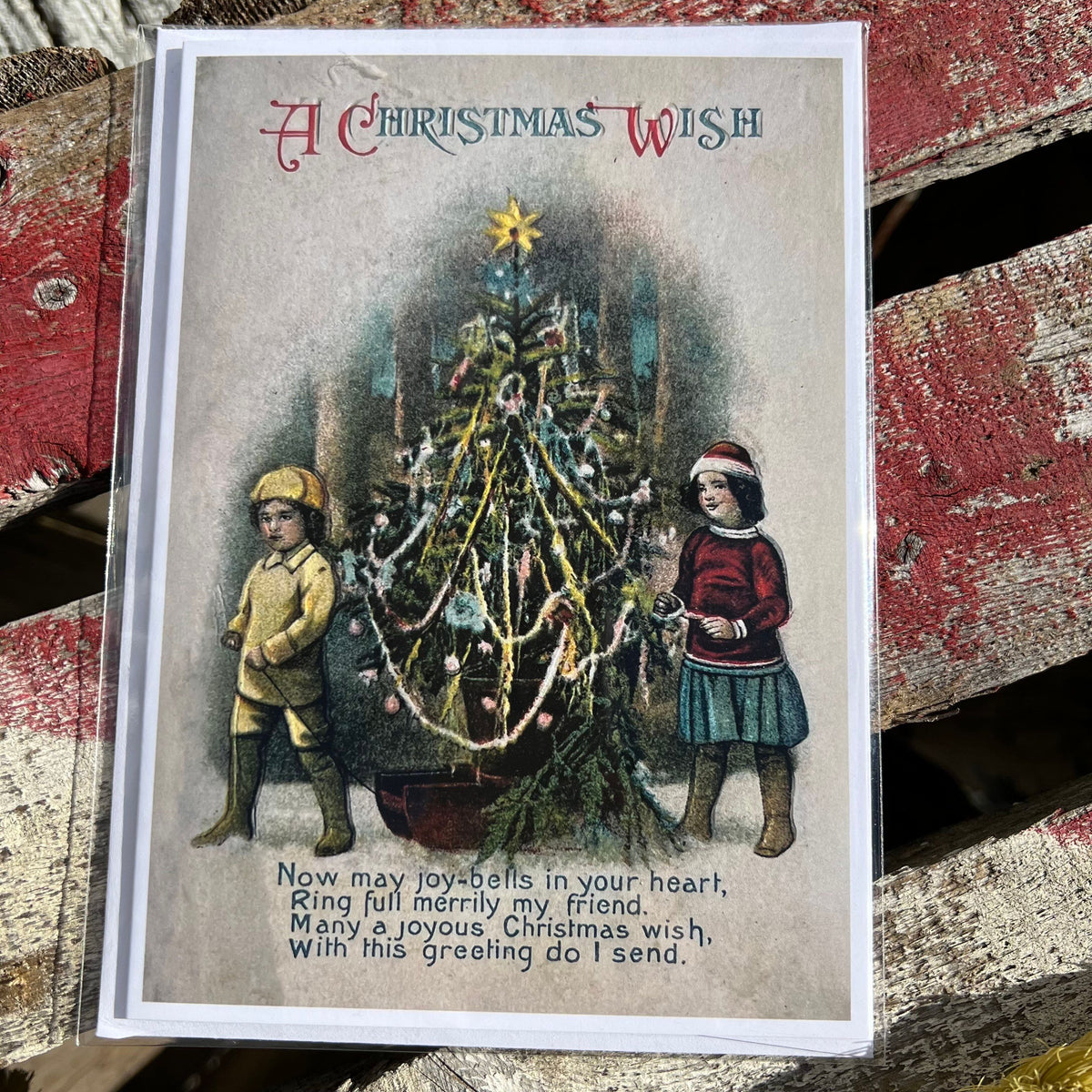 Holiday Greeting Card - “A Christmas Wish” - Victoriana Collection