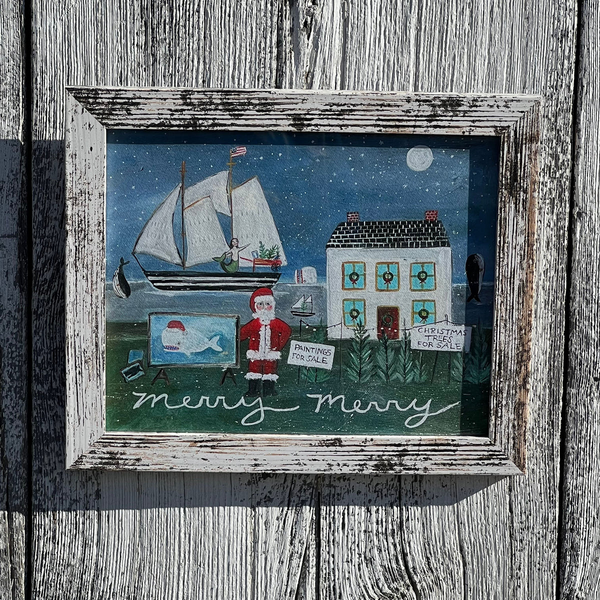 Framed 8x10 Giclee of “Merry Merry”
