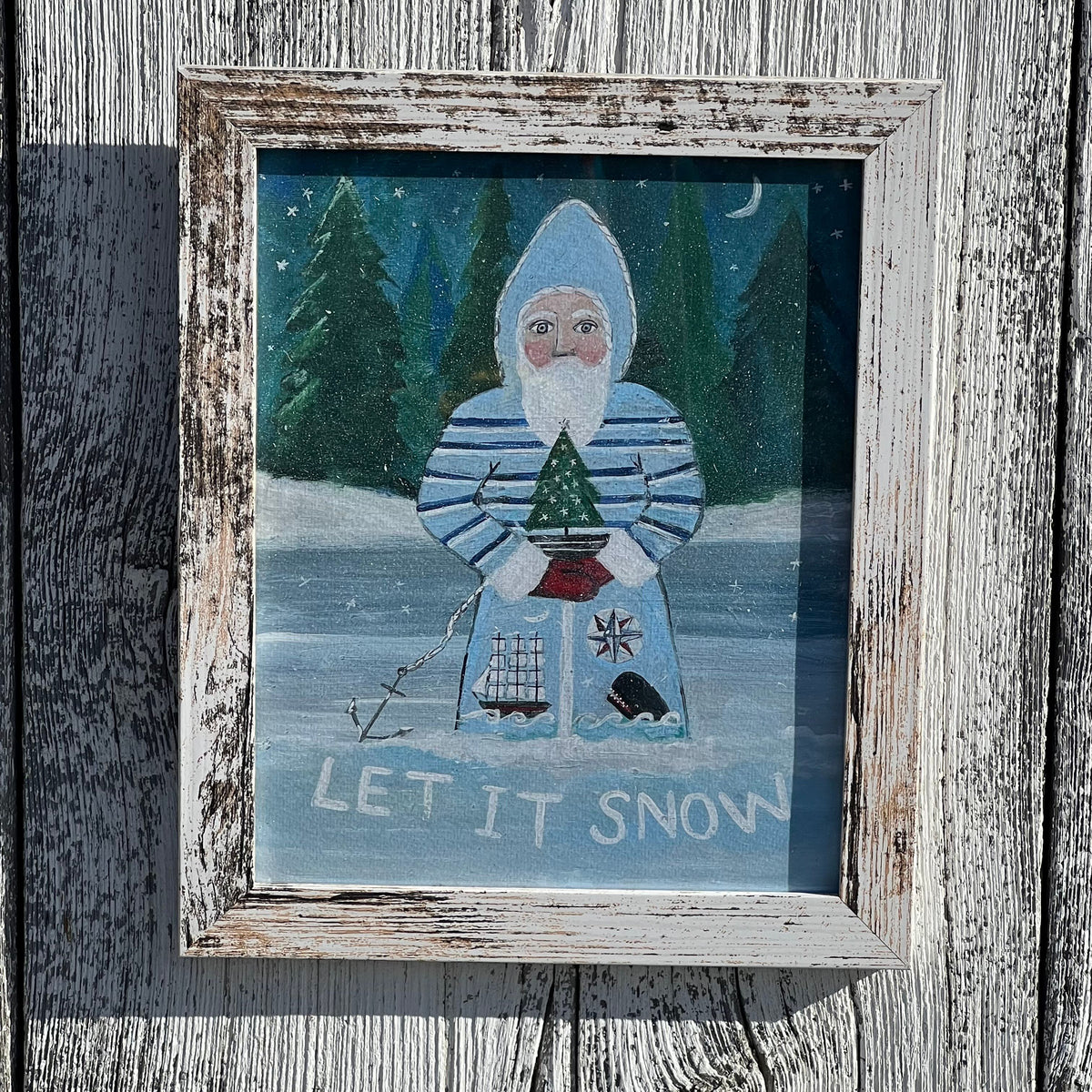 Framed 8x10 Giclee of “Let it Snow”