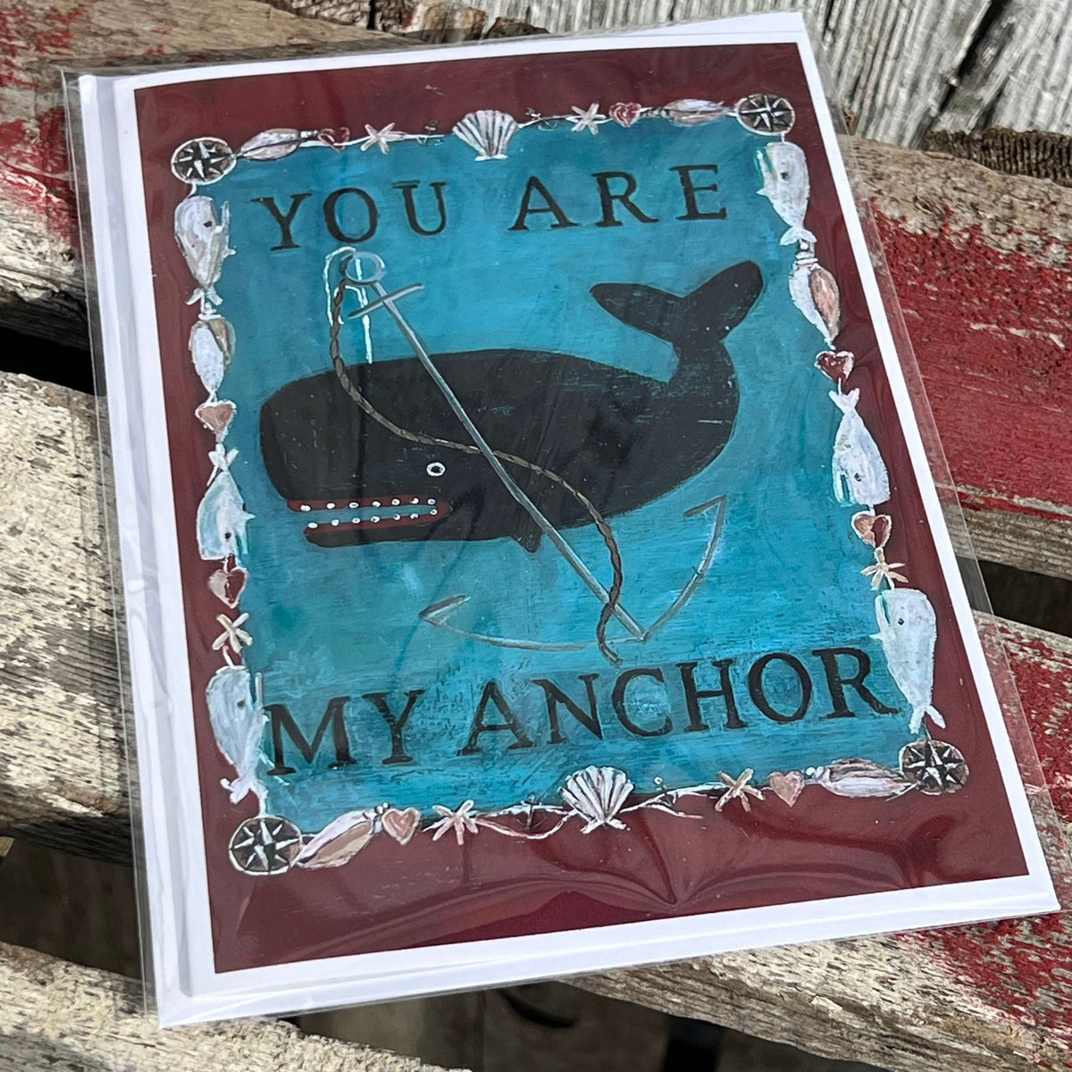 Luv Always Greeting Card - "You Are My Anchor"