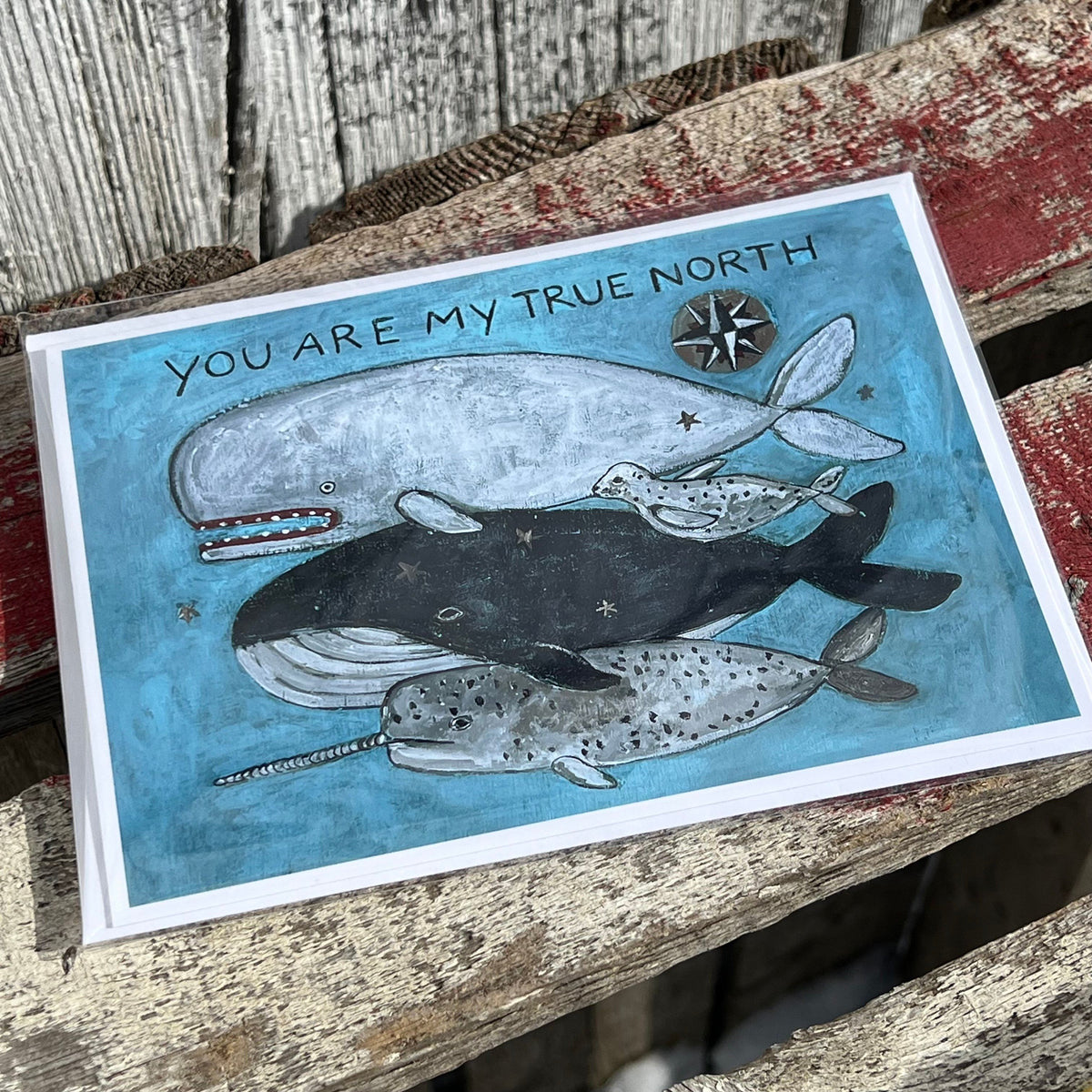 Luv Always Greeting Card - “You are My True North”