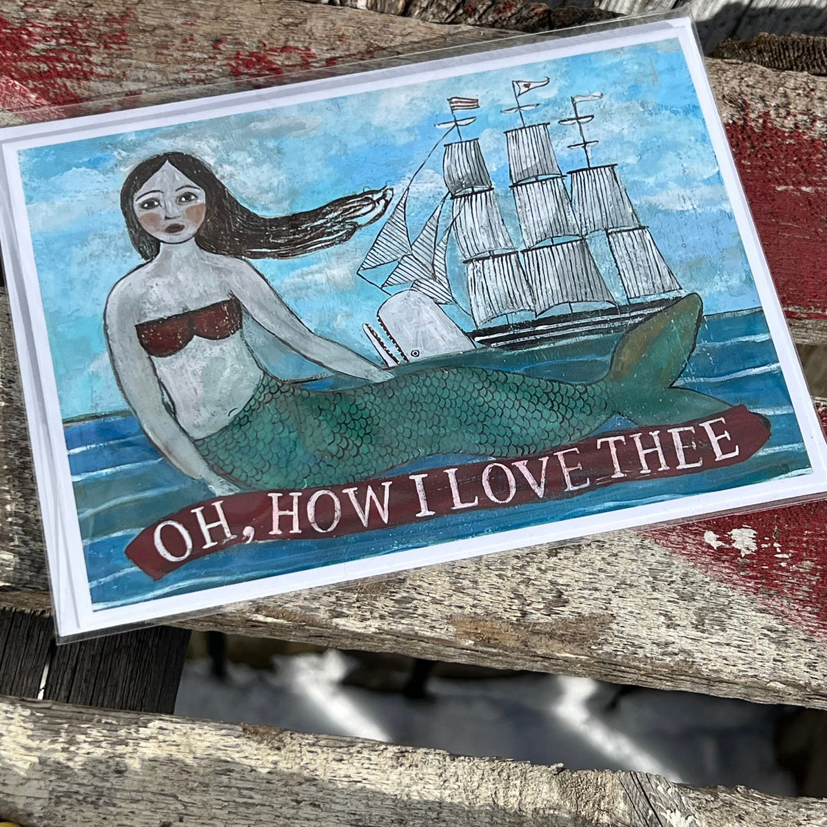 Luv Always Greeting Card - “Oh, How I Love Thee”