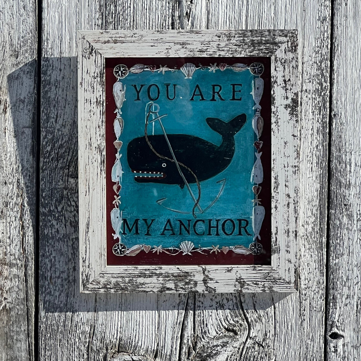 Framed 8x10 Giclee of "You are My Anchor"