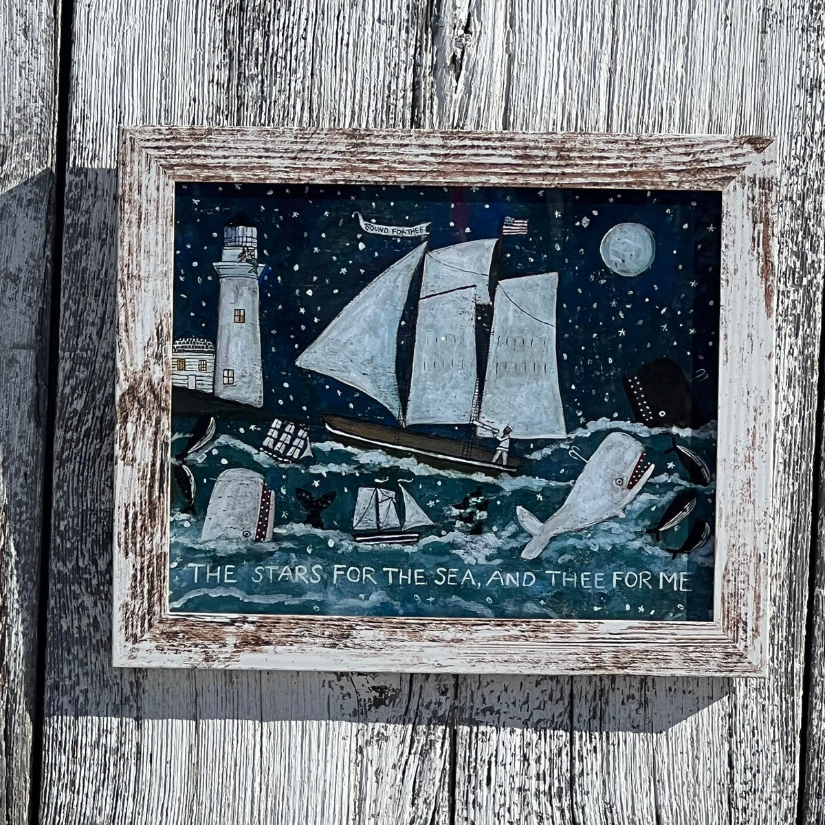 Framed 8x10 Giclee of "The Stars for the Sea, and Thee for Me"