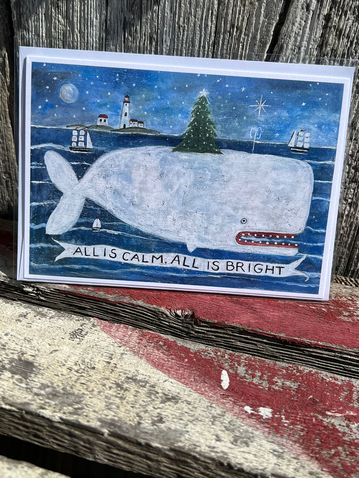 Holiday Card - "All is Calm, All is Bright"